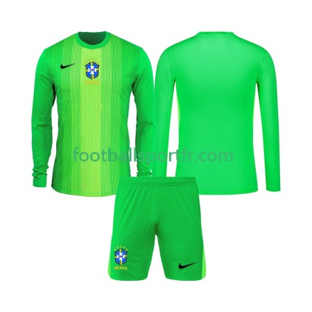 Tenue Brésil Gardien Enfant Domicile 2026 Maillot de Foot ML